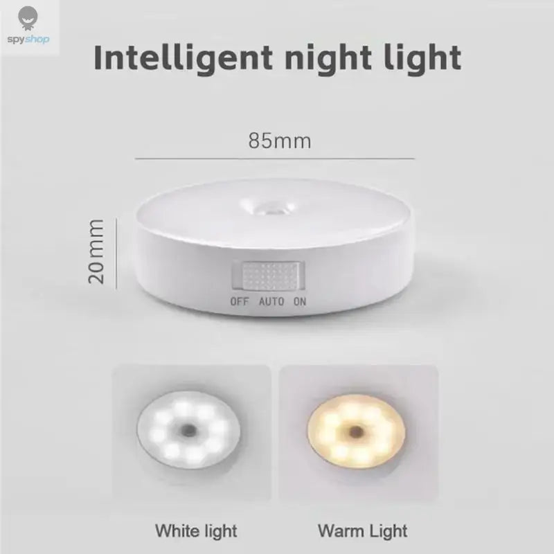 LED Smart Human Body Sensor Night Lamp Emergency Automatic Lighting USB Charging Wireless Magentic Suction Use Night Light Spy-shop.com