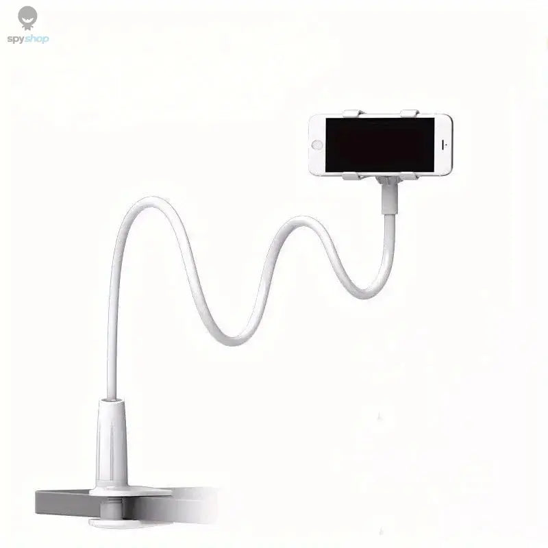 Lazy Bedside DesktopMobile Phone Clamp Bracket Flexible Long Arm Gooseneck Lazy Person Bracket With Handle Overhead Live Bracket Spy-shop.com