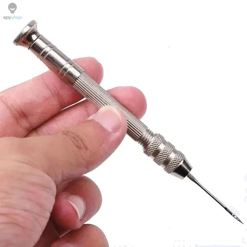 Leather Sewing Needles Kit, Set Contains Silver Leather Sewing Awl, 4 Piece Needle Suitable for Leather Canvas Tent Spy-shop.com