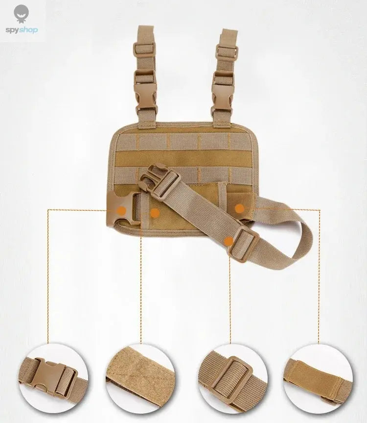 Leggings Pannier,Tactical Drop Leg Platform Board,Molle Style,Thigh Leg Panel,Hanging Board,Portable Cartridge Clip Pouch