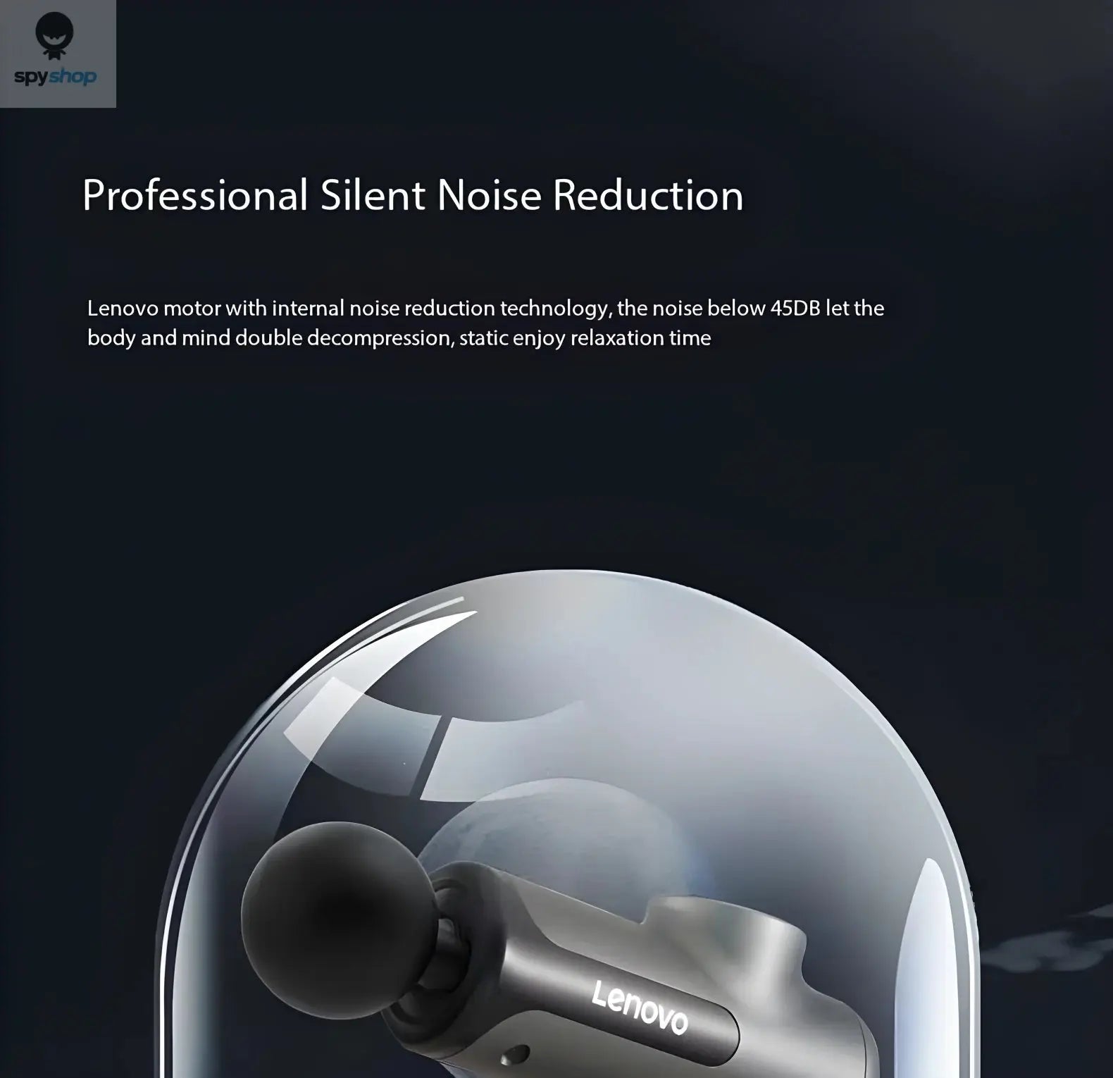 Lenovo Brand Fascia Gun Deeply Relieves Muscle Soreness Fitness and Relaxation Equipment LED Touch Screen 8Massage Head Gifts