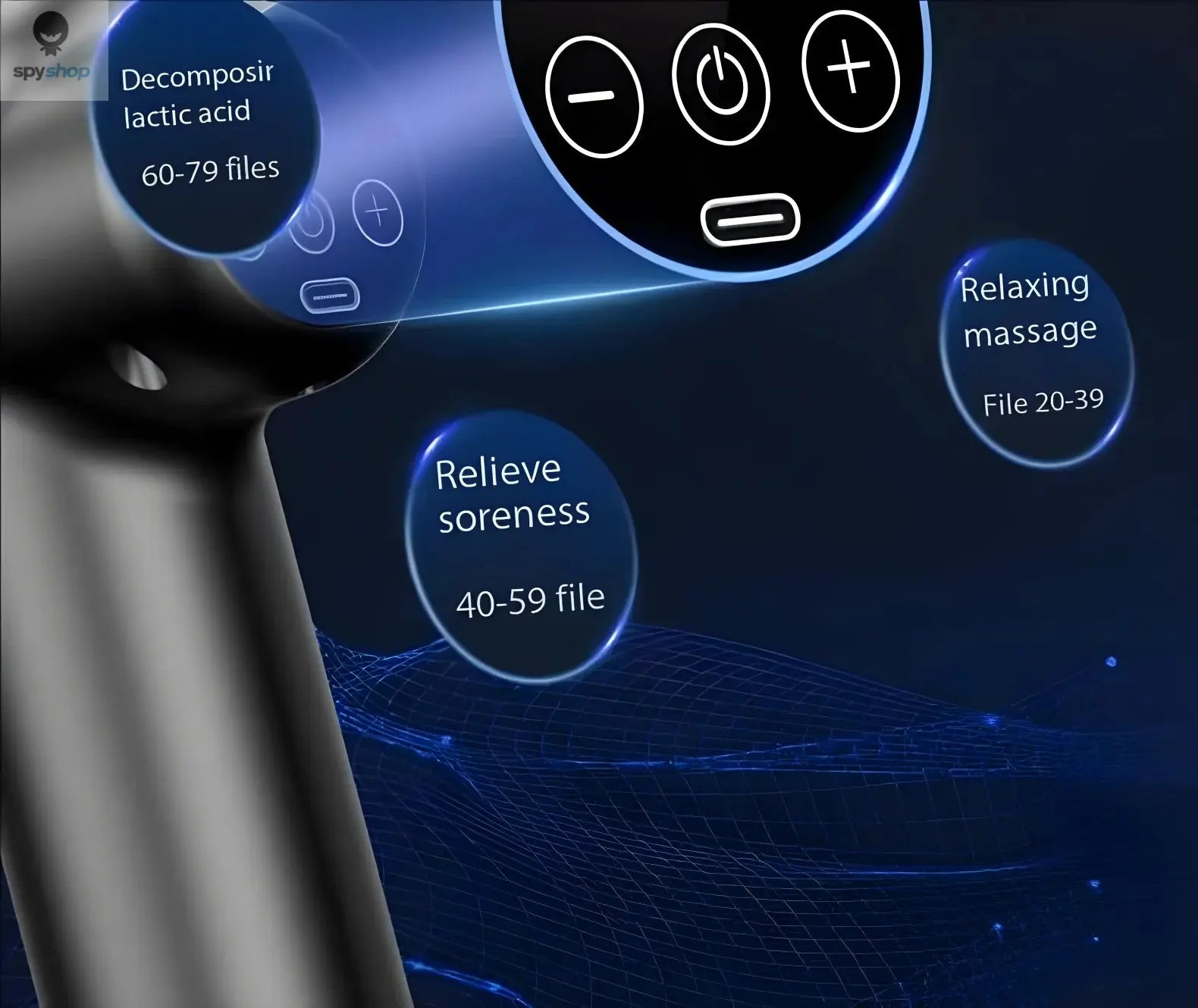 Lenovo Brand Fascia Gun Deeply Relieves Muscle Soreness Fitness and Relaxation Equipment LED Touch Screen 8Massage Head Gifts