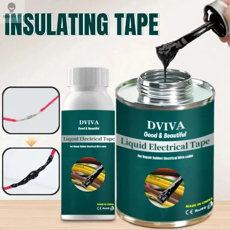 Liquid Electrical Tape Insulation Paste Sealant Suitable Fix Line Glue for Wires, Cables Home Use Insulation Adhesives Sealers Spy-shop.com