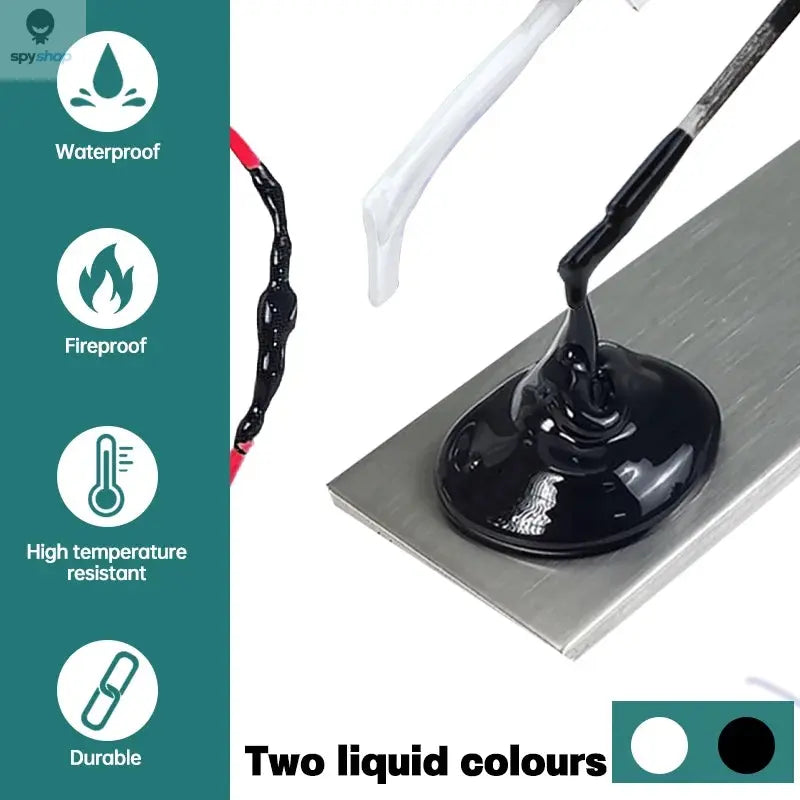 Liquid Electrical Tape Insulation Paste Sealant Suitable Fix Line Glue for Wires, Cables Home Use Insulation Adhesives Sealers Spy-shop.com