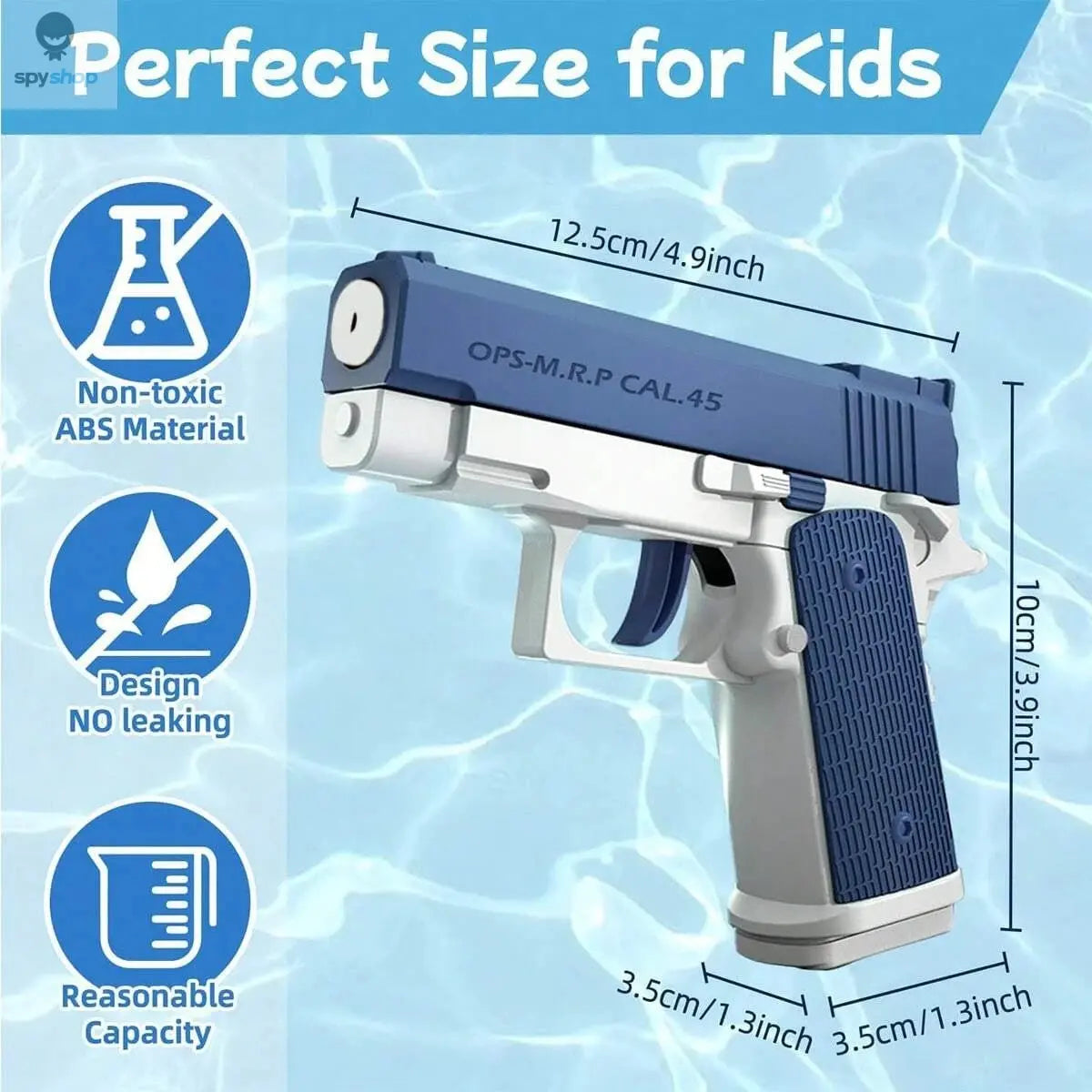 M1911 Water Guns Pistol Toy Squirt Guns, Summer Pool Beach Shooting Games Outdoor Toys, Water Blaster Pistol for Kids Adult Spy-shop.com
