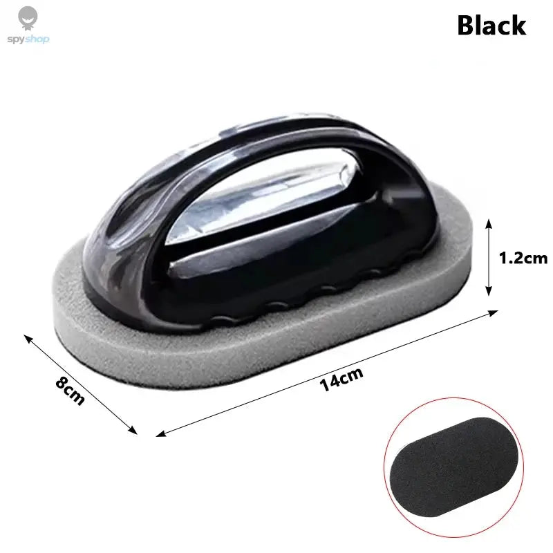 Magic Emery Sponge Brush Wipe Eraser Cleaner Kitchen Bath Rust Strong Decontamination Cleaning Tools With Handle Household Tools Spy-shop.com