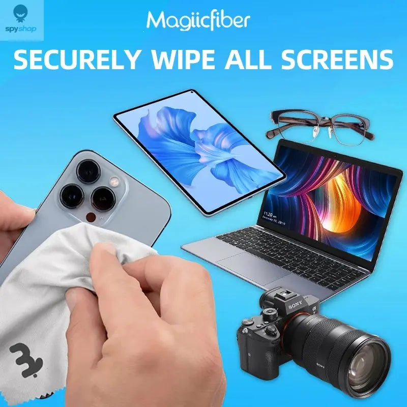 MagiicFiber Microfiber Cleaning Cloths, High Density Non-Streaking Wipes, Soft and Efficient Premium Cleaning Cloths