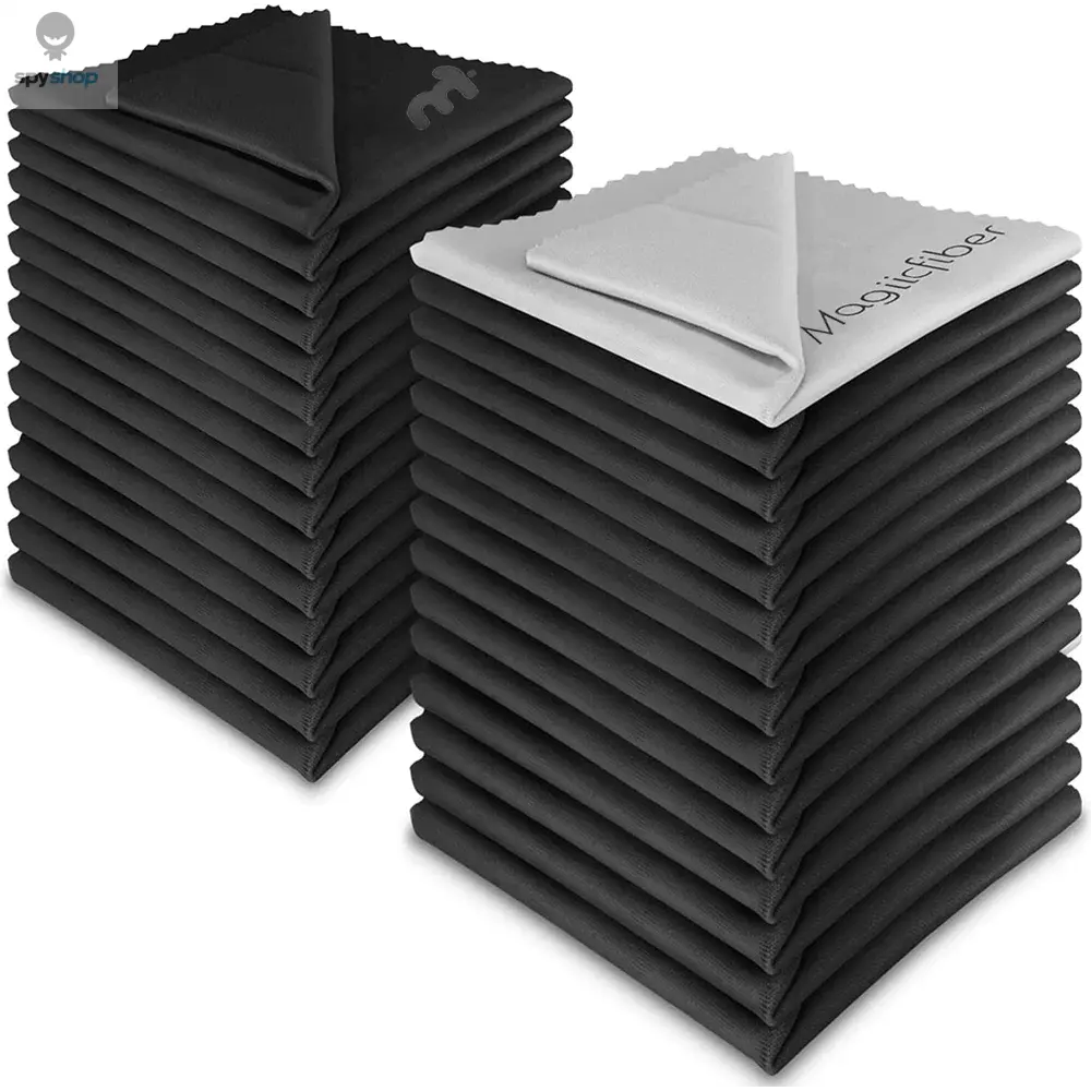 MagiicFiber Microfiber Cleaning Cloths, High Density Non-Streaking Wipes, Soft and Efficient Premium Cleaning Cloths