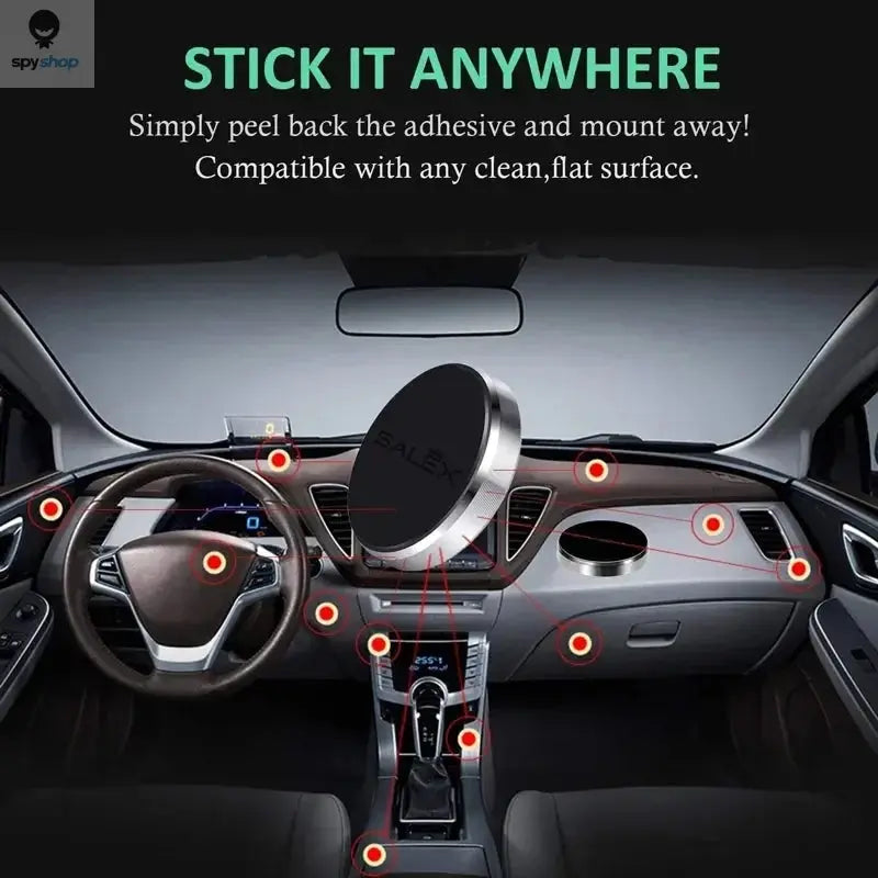 Magnetic Car Phone Holder Universal Car Phone Stand for iPhone Xiaomi Huawei Samsung Dashboard Wall Mounted Car Magnet Sticker Spy-shop.com
