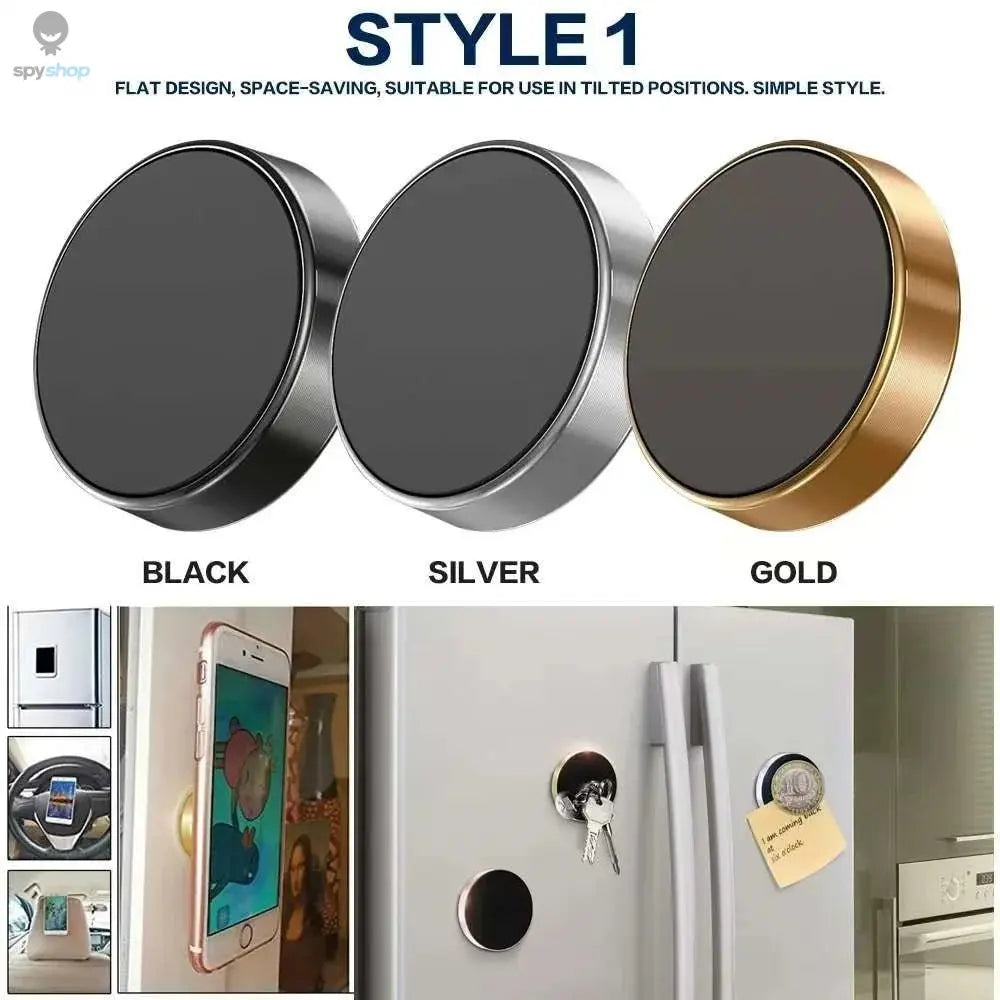 Magnetic Car Phone Holder Universal Car Phone Stand for iPhone Xiaomi Huawei Samsung Dashboard Wall Mounted Car Magnet Sticker Spy-shop.com