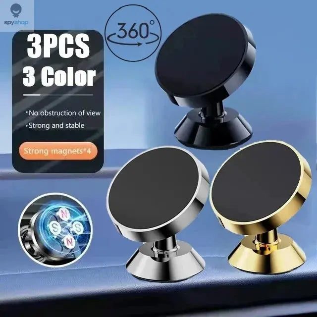 Magnetic Car Phone Holder Universal Car Phone Stand for iPhone Xiaomi Huawei Samsung Dashboard Wall Mounted Car Magnet Sticker Spy-shop.com