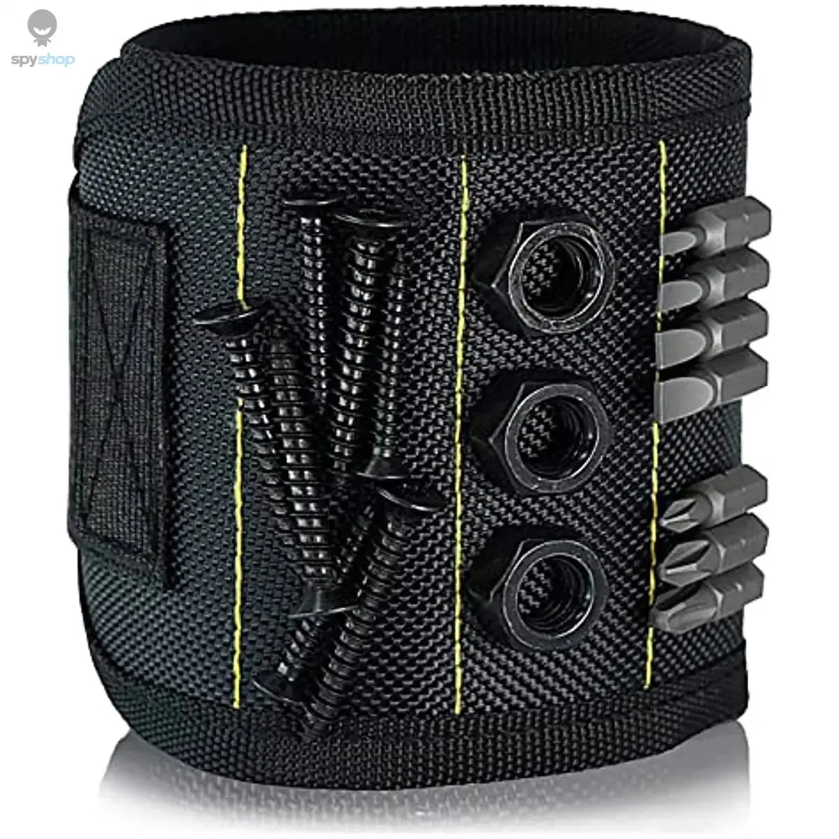 Magnetic Wristband for Holding Screws,Nails,Drilling Bits,Wrist Tool Holder Belts with Strong Magnets,Cool Gadgets for Men, wome Spy-shop.com