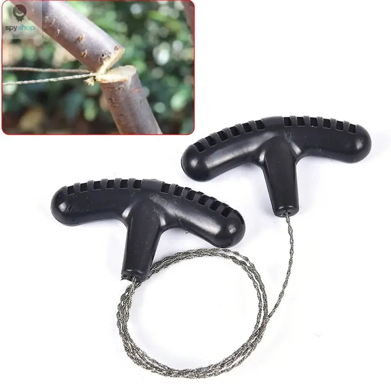 Manual Hand Steel Travel Tools Outdoor Camping Hiking Rope Chain Saw Practical Portable Emergency Survival Gear Steel Wire Kits Spy-shop.com