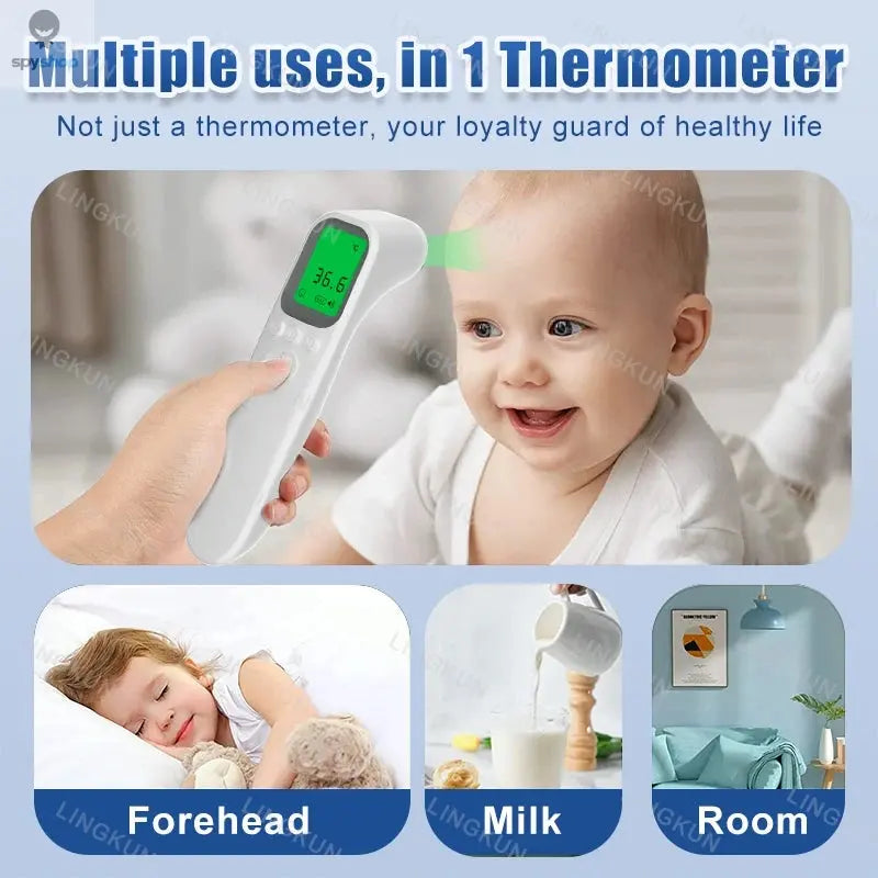 Medical Digital Infrared Thermometer Quick Temperature Measurement Medical Handheld Body Forehead Non-contact Thermometer Spy-shop.com