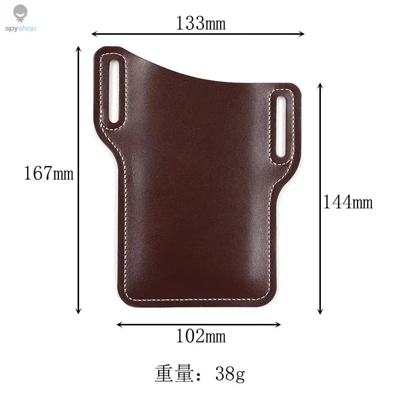 Men Phone Case Holster Cellphone Loop Holster Belt Waist Bag Props Leather Purse Phone Wallet Running Pouch Travel Camping Bags Spy-shop.com