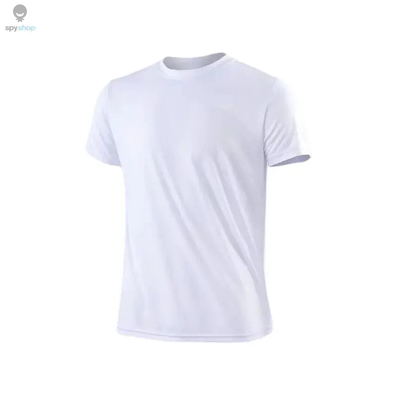 Men's Quick Dry Short Sleeve Gym Running Moisture Wicking Round Neck T-Shirt Training Exercise Gym Sport Shirt Tops Lightweight