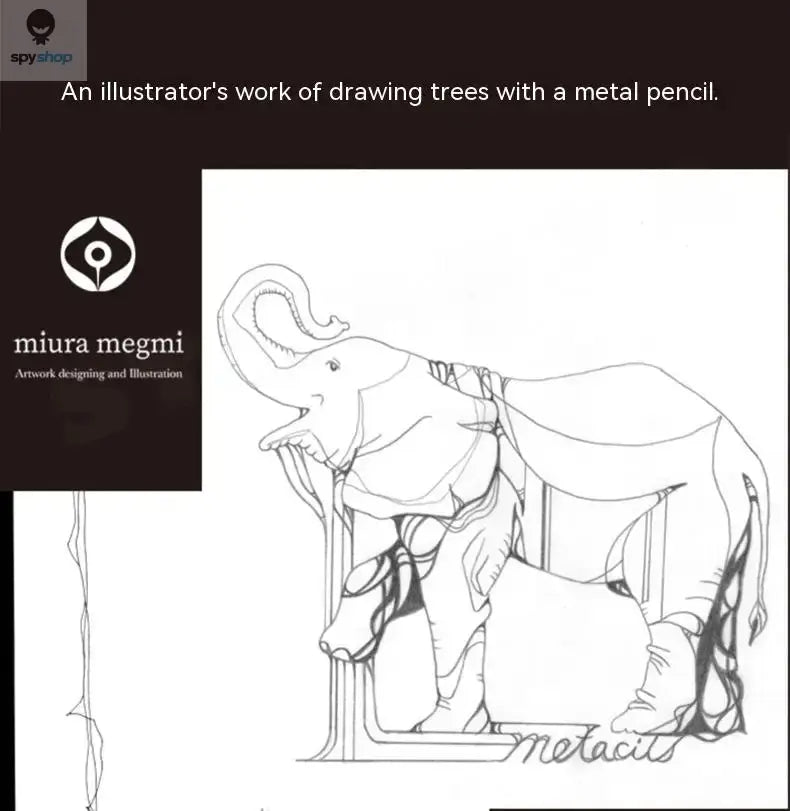 Metal Eternal No Ink Pen, Magic Pencils, New Technology, Unlimited Writing, Painting Supplies, Novelty Gifts, Stationery Spy-shop.com