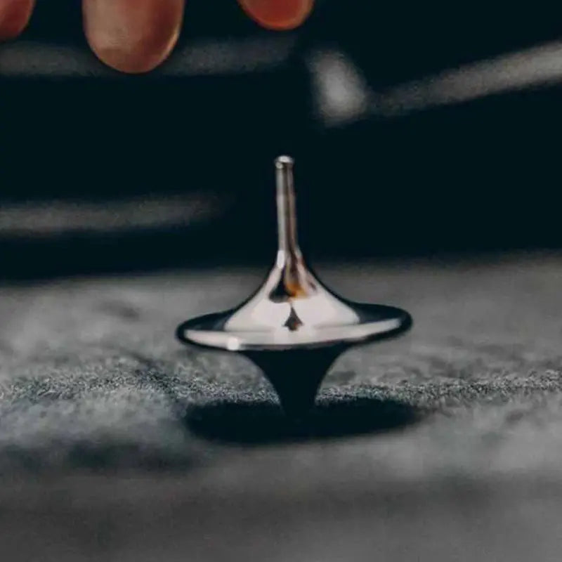 Metal Gyro Hot Movie Totem Silver Hand Spinning Top Fingertips Small Cyclone Gyroscope Antistress Fidget Toys For Children Gifts Spy-shop.com