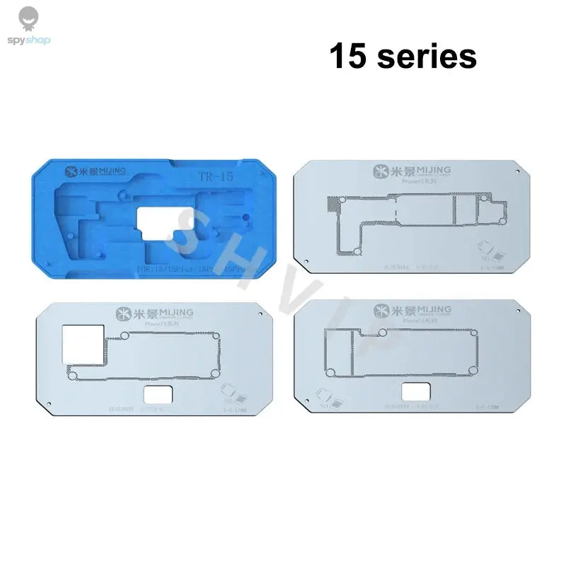 MiJing Z20 Pro For iPhone X-16 PRO MAX Magnetic Fixture Motherboard Middle Frame BGA Reballing Stencil Platform Soldering Kits