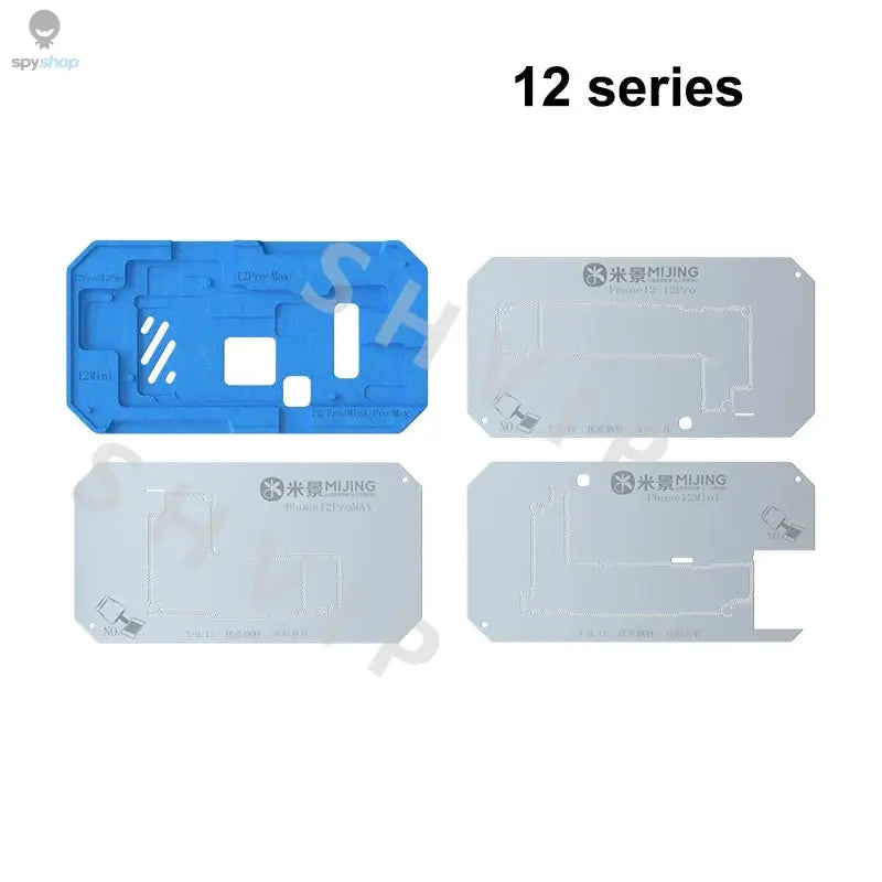 MiJing Z20 Pro For iPhone X-16 PRO MAX Magnetic Fixture Motherboard Middle Frame BGA Reballing Stencil Platform Soldering Kits