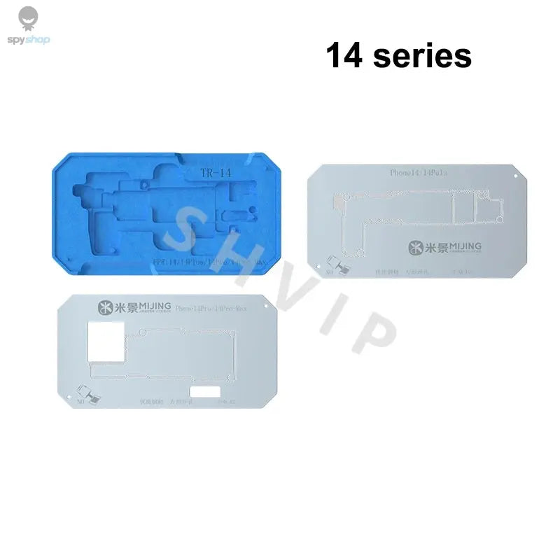 MiJing Z20 Pro For iPhone X-16 PRO MAX Magnetic Fixture Motherboard Middle Frame BGA Reballing Stencil Platform Soldering Kits