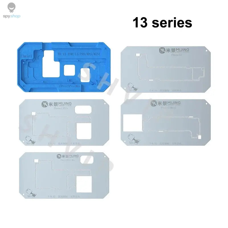 MiJing Z20 Pro For iPhone X-16 PRO MAX Magnetic Fixture Motherboard Middle Frame BGA Reballing Stencil Platform Soldering Kits