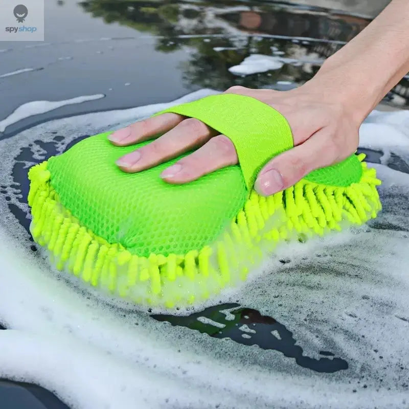 Microfiber Car Washer Sponge Cleaning Car Care Detailing Brushes Washing Towel Auto Gloves Styling Accessories Spy-shop.com