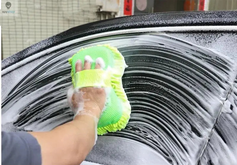 Microfiber Car Washer Sponge Cleaning Car Care Detailing Brushes Washing Towel Auto Gloves Styling Accessories Spy-shop.com