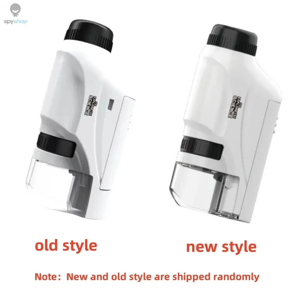 Microscope 60-120x Lab Handheld Microscope Battery Powered Microscope With LED Light Kids Science Microscope Spy-shop.com