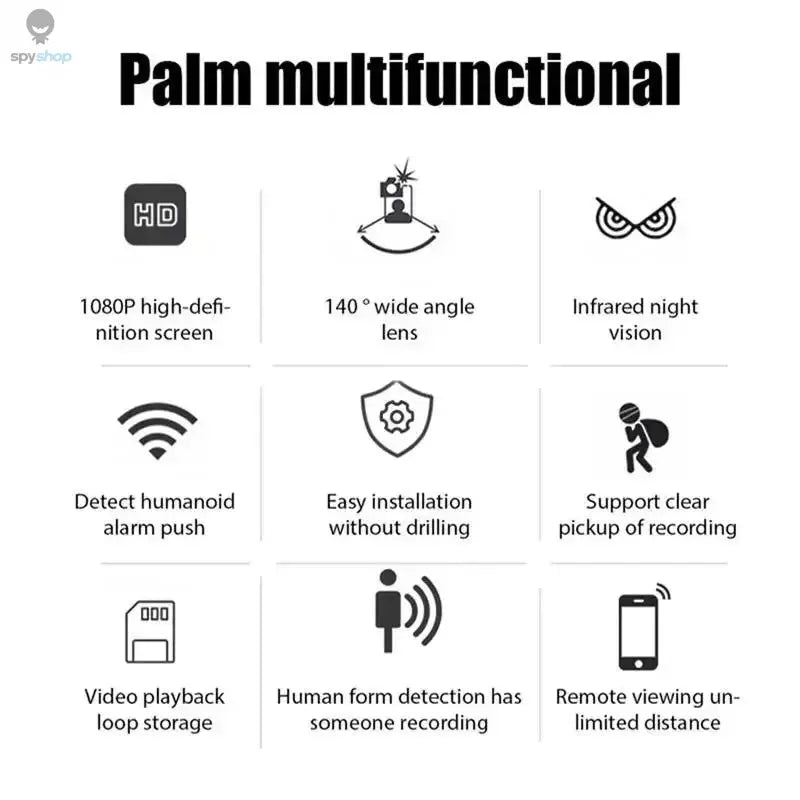 Mini 1080P HD Camera WiFi Wireless Night Vision Motion Detection Video Camera Home Security Camcorder Audio Video Recorder Spy-shop.com