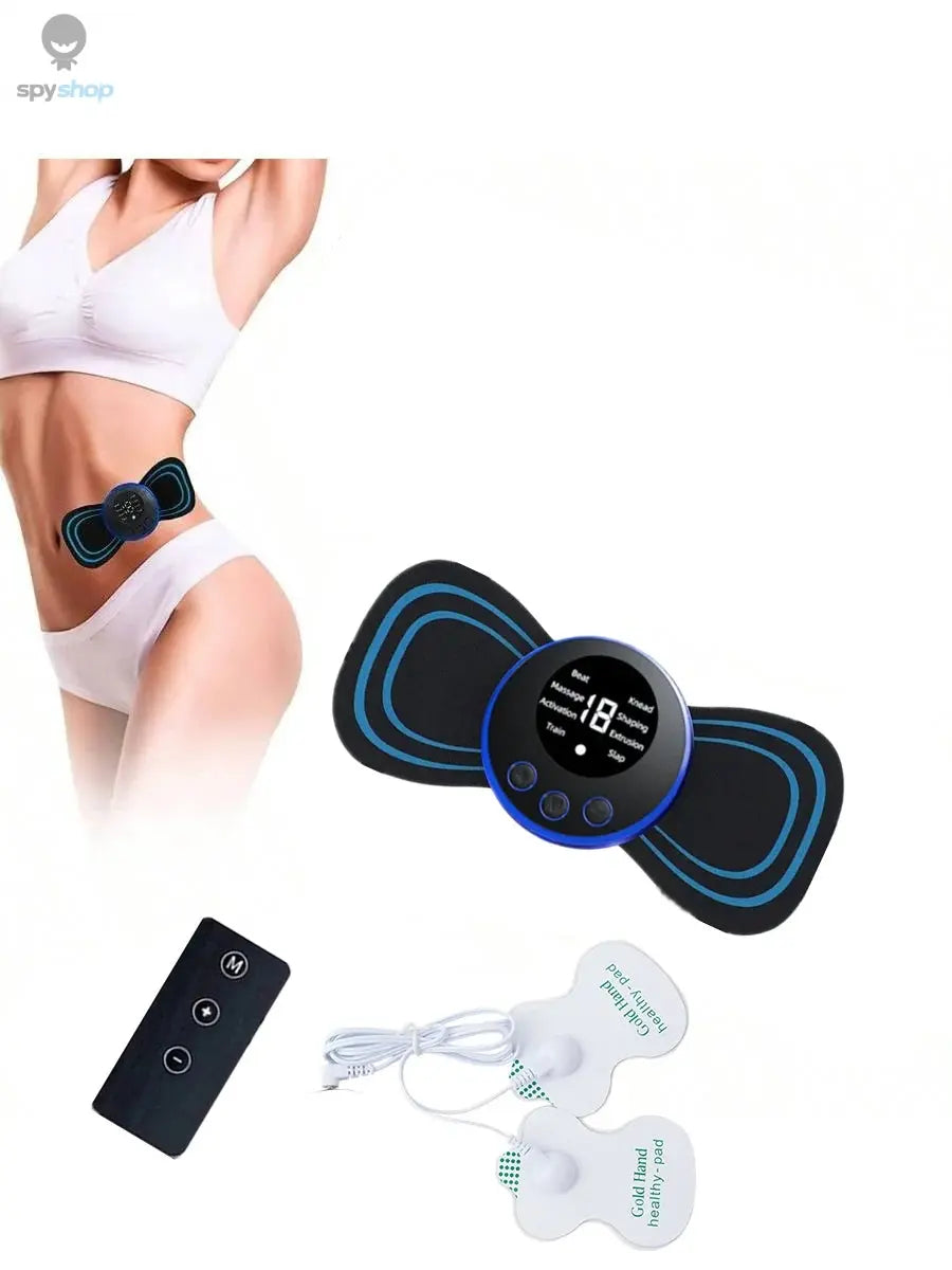 Mini Cervical Spine Patch Remote Control and Portable Massager with Patches for Full Body Massage with Multi-mode Adjustment Spy-shop.com