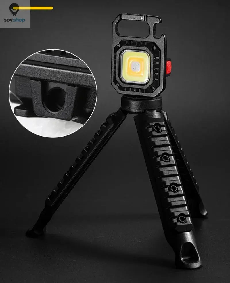 Mini LED Flashlight Magnetic COB Outdoor Camping Pocket Work Light 800 Lumens USB Rechargeable 7 Modes Spotlights Spy-shop.com