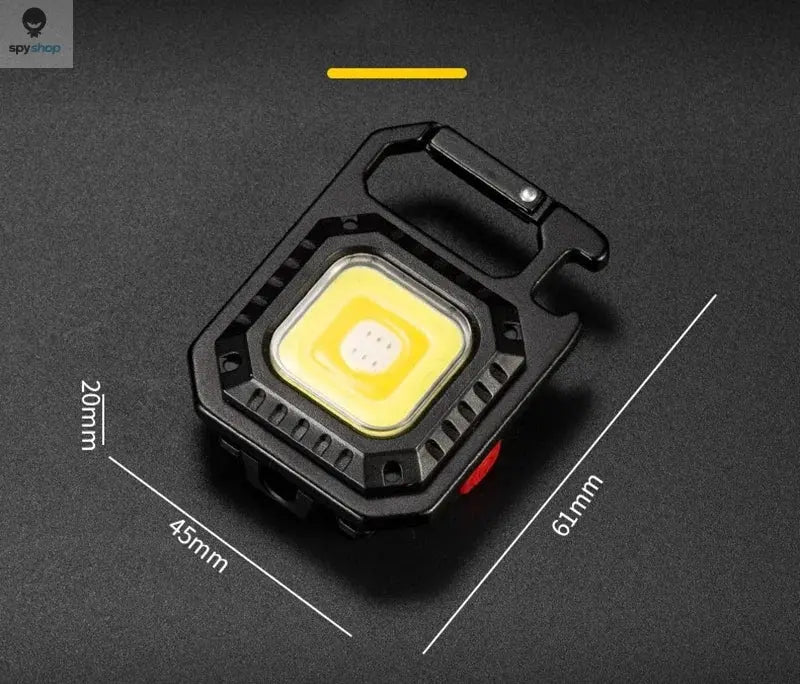 Mini LED Flashlight Magnetic COB Outdoor Camping Pocket Work Light 800 Lumens USB Rechargeable 7 Modes Spotlights Spy-shop.com