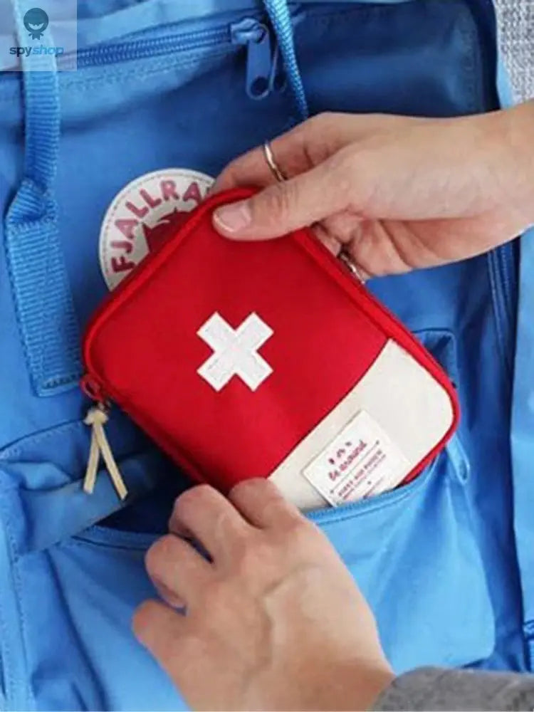 Mini Portable Medicine Bag Travel First Aid Kit Medicine Bag Storage Bag Survival Kit Medicine Box Outdoor Emergency Camping Spy-shop.com