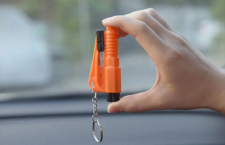 Mini Safety Hammer Keychain Escape Car Life-saving Escape Hammer Window Broken Emergency Glass Breaker Spy-shop.com