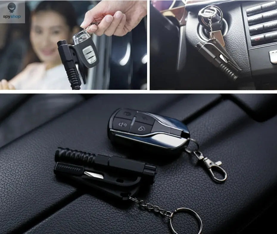 Mini Safety Hammer Keychain Escape Car Life-saving Escape Hammer Window Broken Emergency Glass Breaker Spy-shop.com
