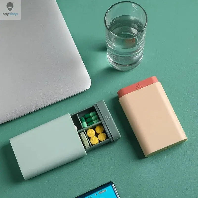 Mini Small Portable Travel Vitamin Box Pill Cases Container Organizer Storage Tablet 7 Days 6 Grids Medicine Fish Oils Spy-shop.com