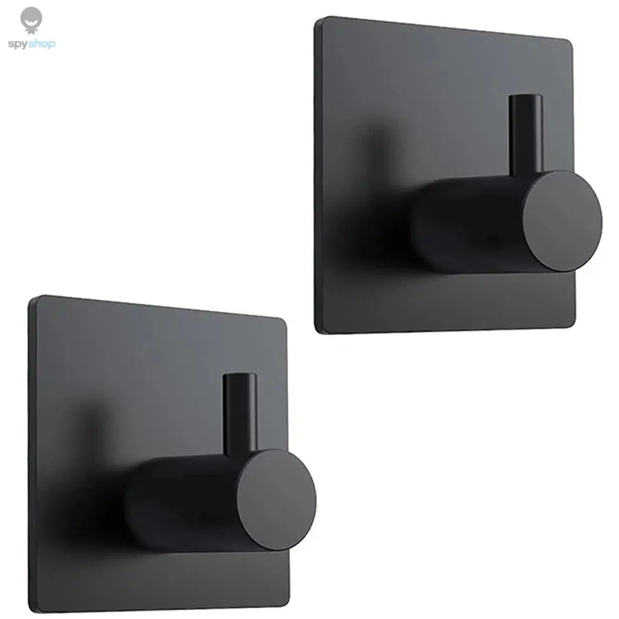 Modern style stainless steel adhesive hooks for bathroom room kitchen clothes hats clutter storage Spy-shop.com