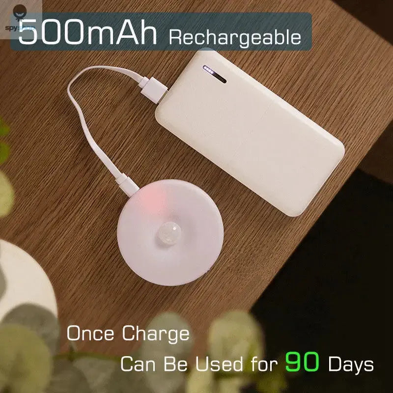 Motion Sensor Light USB Rechargeable Night Light LED Lamp for Kitchen Bedroom Stairs Hallway Cabinet Closet Wardrobe Nightlight Spy-shop.com