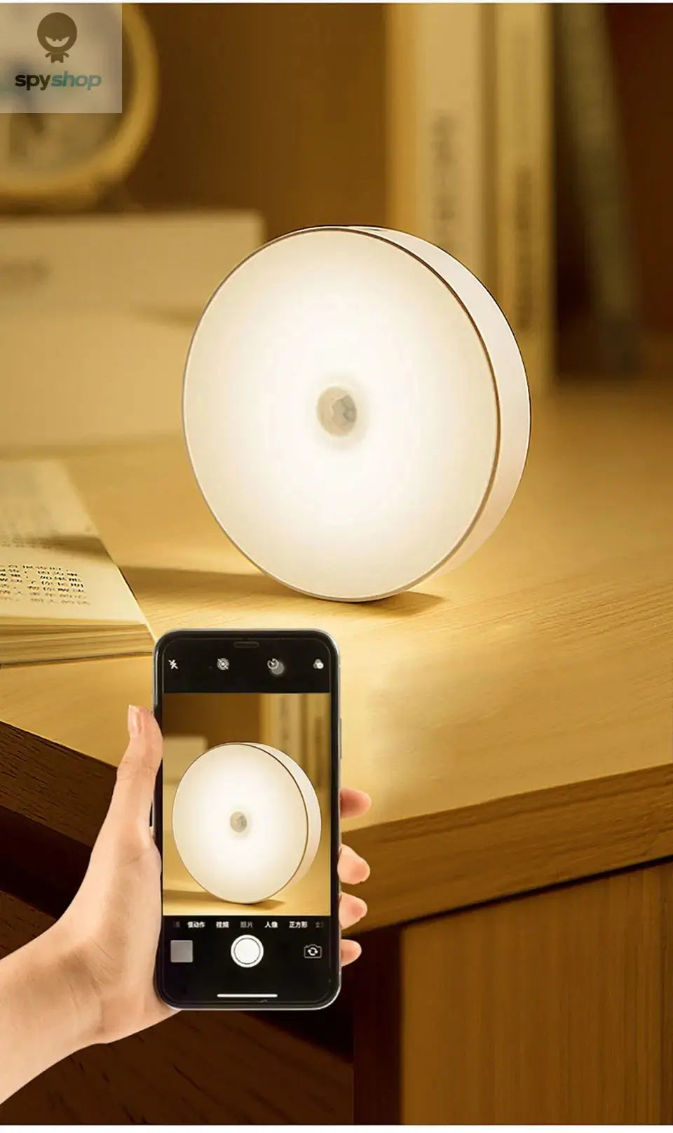 Motion Sensor Light USB Rechargeable Night Light LED Lamp for Kitchen Bedroom Stairs Hallway Cabinet Closet Wardrobe Nightlight Spy-shop.com