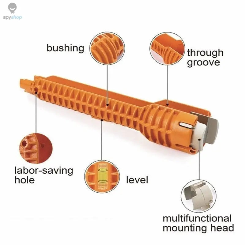 Multi-Functional Sanitary Wrench Pelvic Floor Leading Sleeve Disassembly Faucet Pipe Sink Sanitary Only Installation Tool Spy-shop.com