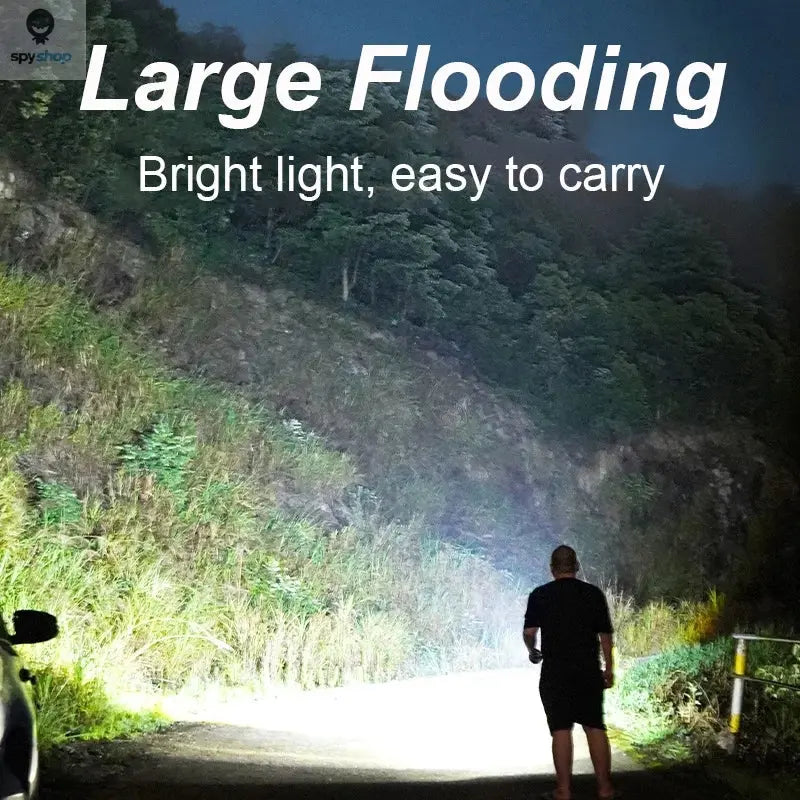 Multifunctional COB Flashlight Ajustable Angle LED Outdoor Torch Portable Keychain Light Magnetic Camping Warning Lamp Spy-shop.com