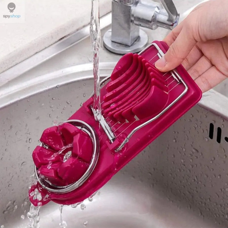Multifunctional PP Base egg cutter 2-in-1 stainless steel wire pull egg cutter for hanging high-quality kitchen accessory tools Spy-shop.com