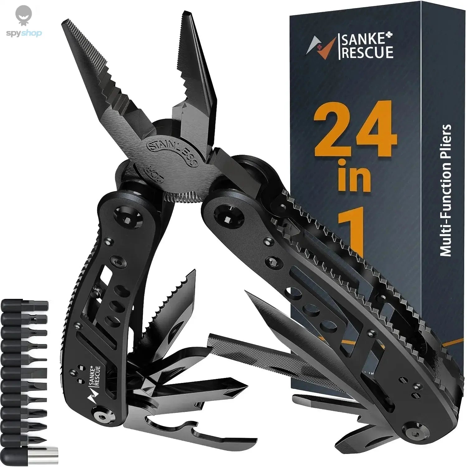 Multitool 24-in-1 Multitools Pliers with Professional Multi-tool for Survival Camping and Hunting Gifts for Men Dad Hus band Spy-shop.com