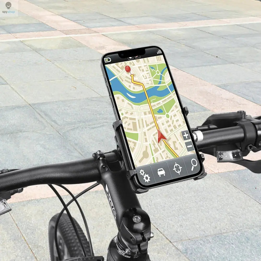NEWBOLER MTB Phone Mount Stand Bicycle Holder 360° Rotatable Aluminum Adjustable Bike Phone Holder Non-slip Cycling Bracke Spy-shop.com
