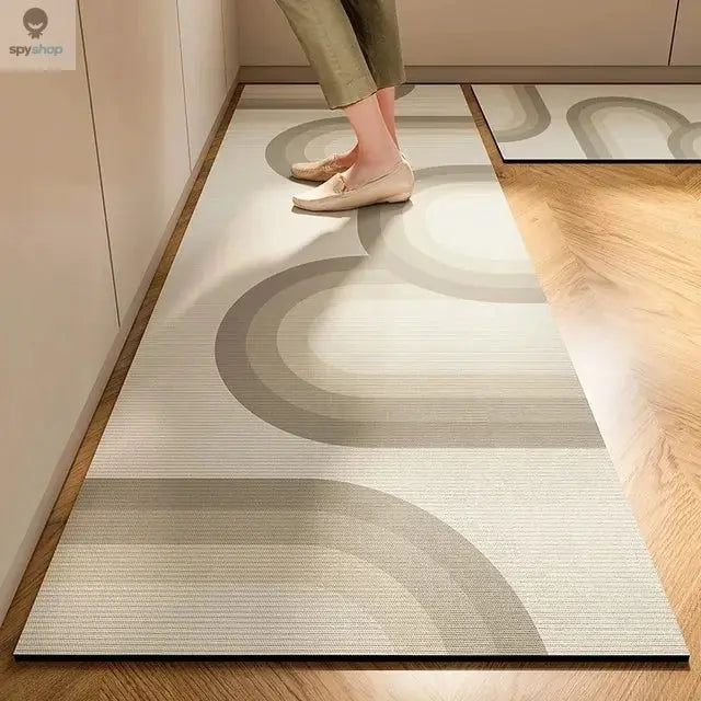 New 1 pc Japanese style soft kitchen diatomite mud floor mat, super anti slip, super absorbent, easy to handle carpet Spy-shop.com