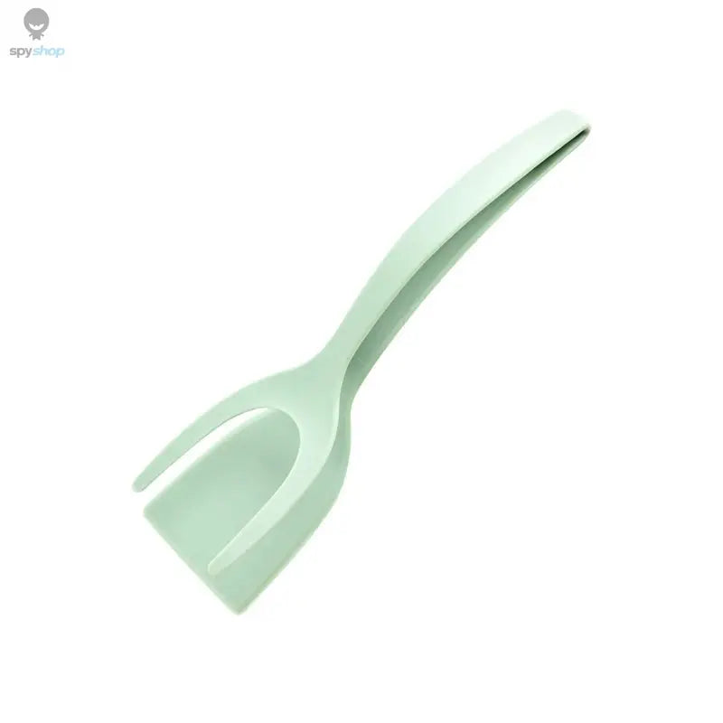 New 2 in 1 Grip Flip Spatula Tongs Egg Flipper Spatula Nylon Non Stick Coating Pancake Fish French Toast Omelet Making Tool Spy-shop.com