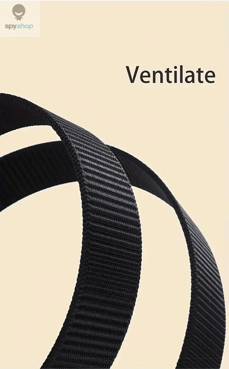 New Automatic Buckle Belt, Canvas Tactical Workwear Casual Outdoor Military Training Pants Belt For Men Spy-shop.com