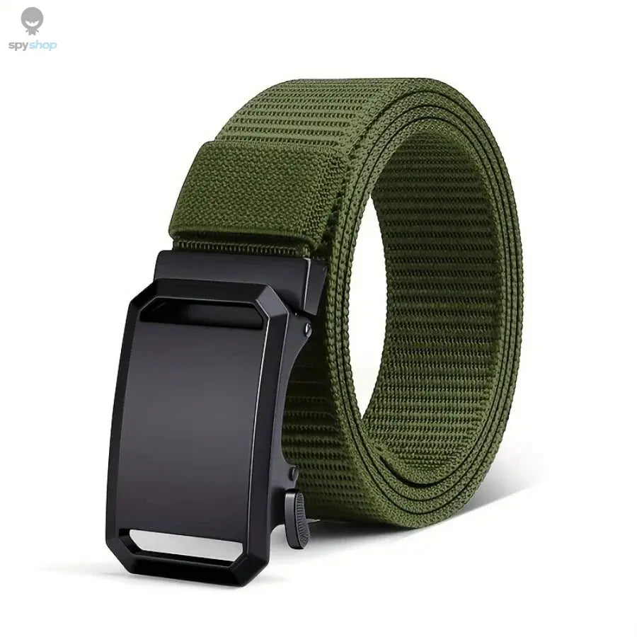 New Automatic Buckle Belt, Canvas Tactical Workwear Casual Outdoor Military Training Pants Belt For Men Spy-shop.com