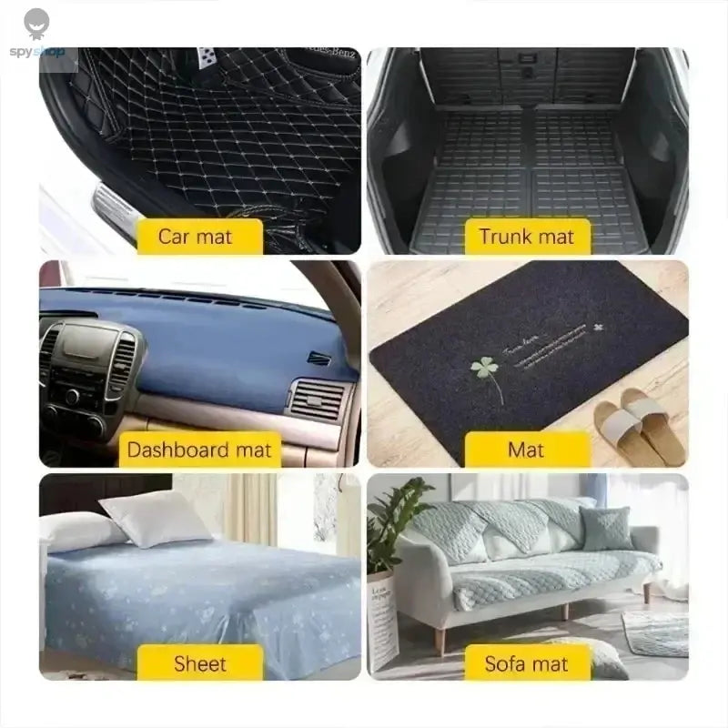 New Carpet Fixing Stickers Double Faced High Adhesive Car Carpet Fixed Patches Home Floor Foot Mats Anti Skid Grip Tapes Spy-shop.com